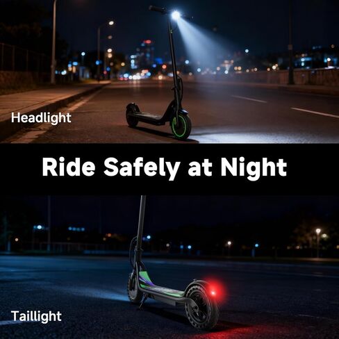 VOLPAM Electric Scooter Adult, 19 MPH & 15 Miles Range, 350W Motor, 8.5" Solid Tires, Lightwight Foldable E Scooter for Adults & Teens, with App Control, Curise Control, Dual Braking in Kuwait