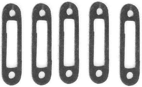 2 Sets 6591/97024 Gasket Muffler Non-Asbestos for Kyosho FW06 1/10 RC Car Upgrade Parts Spare Accessories (Black) in Saudi Arabia
