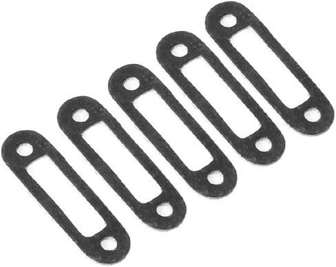 2 Sets 6591/97024 Gasket Muffler Non-Asbestos for Kyosho FW06 1/10 RC Car Upgrade Parts Spare Accessories (Black) in Saudi Arabia