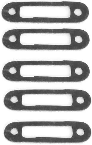 2 Sets 6591/97024 Gasket Muffler Non-Asbestos for Kyosho FW06 1/10 RC Car Upgrade Parts Spare Accessories (Black) in Saudi Arabia