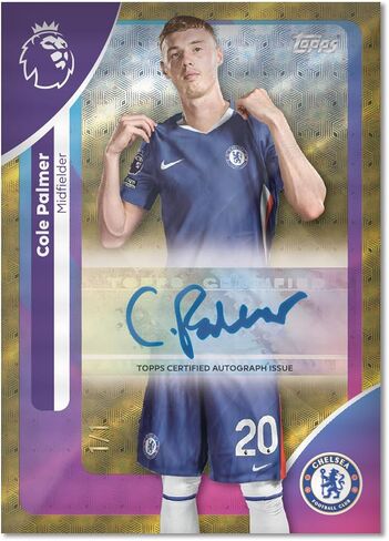 Topps Premier League 2026 - الإصدار الأول - Hall of Fame Super Tin #2. تحتوي على 50 بطاقة بالإضافة إلى 3 بطاقات Hall of Fame LE. in Kuwait