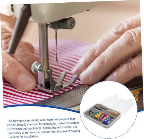 OHPHCALL Bias Tape Maker Quilting Sewing Set Tape Bias Maker Binding Foot Awl Pin Set for Adults in Saudi Arabia