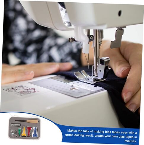 OHPHCALL Bias Tape Maker Quilting Sewing Set Tape Bias Maker Binding Foot Awl Pin Set for Adults in Saudi Arabia