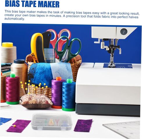 OHPHCALL Bias Tape Maker Quilting Sewing Set Tape Bias Maker Binding Foot Awl Pin Set for Adults in Saudi Arabia
