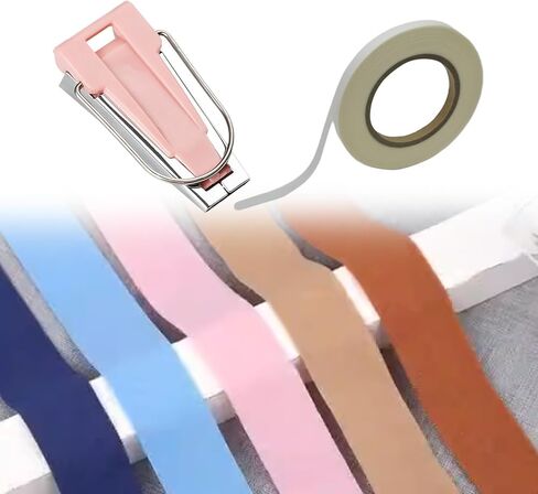 مجموعة أدوات صناعة الأشرطة والحزام القابلة للانصهار، ملحقات الخياطة، أداة خياطة اللحف متعددة الاستخدامات ومقاومة درجات الحرارة العالية للخياطة اليدوية، صانع الشريط الوردي، شبكة 10 مم in Kuwait