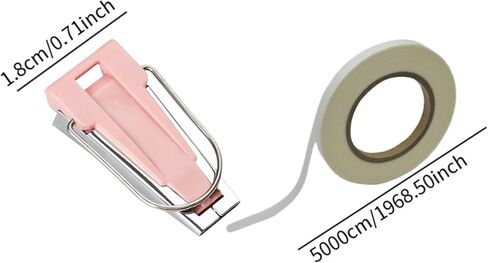 مجموعة أدوات صناعة الأشرطة والحزام القابلة للانصهار، ملحقات الخياطة، أداة خياطة اللحف متعددة الاستخدامات ومقاومة درجات الحرارة العالية للخياطة اليدوية، صانع الشريط الوردي، شبكة 10 مم in Kuwait