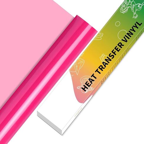 HTV Vinyl Rolls Heat Transfer Vinyl - 12" x 5ft White HTV Vinyl for Shirts, Iron on Vinyl for All Cutter Machine - Easy to Cut & Weed for Heat Vinyl Design (White) in Saudi Arabia
