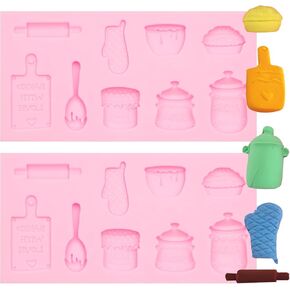 Human Face Silicone Molds 2 Pcs, 3D Baby Face Soft Clay Fondant Molds for Cake Decoration Candy Cupcake Topper Cake Polymer Clay Crafts Epoxy Resin in Saudi Arabia