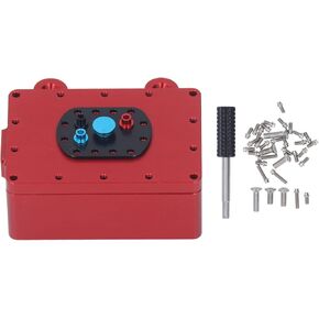 صندوق استقبال RC من سبائك الألومنيوم، صندوق استقبال زاحف RC 1/10، حافظة حماية معدنية محكمة الغلق لإلكترونيات السيارة SCX10 RC مع مقاومة الغبار والماء (أزرق) in Kuwait