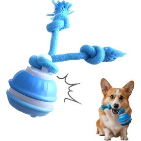 Zealburst Interactive Pet Toy, 360° Auto Rolling Moving Toy for Dogs and Cats, Alleviate Boredom (Blue+Orange) in Kuwait