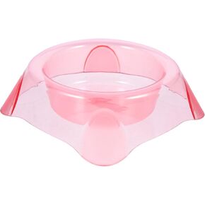minkissy Candy Color Crystal Pet Food Bowl, Large Pink Dog Bowl and Cat Food Feeder, Portable Puppy Water and Feeding Dish for Indoor and Outdoor Use in Kuwait
