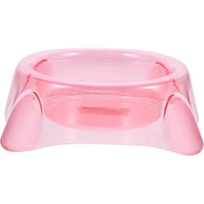 Toyvian Candy Color Crystal Pet Dog Food Bowl, Large Pink Dog Feeder and Water Dish, Portable Pet Food Container for Puppies and Cats in Saudi Arabia