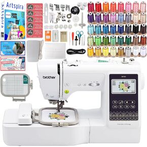 Brother SE700 Combo 2-in-1 Embroidery & Sewing Machine with 40 Embroidery Spools, Artspira & Accessories in Saudi Arabia