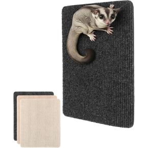 ملحقات قفص Sugar Glider، 3 قطع من سجادات التسلق Sugar Glider مقاس 9 × 7 بوصة ذاتية اللصق ألعاب الطائرات الشراعية السكرية لشحذ المخالب، وسادات خدش الحيوانات الأليفة الصغيرة ألعاب التسلق للجدار أو الأثاث in Kuwait