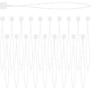 JJUNW 20Pcs Punch Needle Threader, Long Punch Needle Tool, Embroidery Needles Threader Cross Stitch Needles, Floss Threaders for Hand Sewing, Cross Stitch DIY Sewing Craft Work in Kuwait