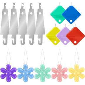 15 PCS Needle Threaders for Hand Sewing 3 Type Threaders for Embroidery Floss for DIY Craft Cross-Stitch Craft Hand Sewing in Kuwait