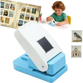 Stamp Punch,1X0.8inch Rectangular Postage Stamps Punches,Stamps Shaped Paper Punch,Lever Paper Punches for Paper Crafting Scrapbooking DIY Card Making Arts Crafts Supplies in Saudi Arabia