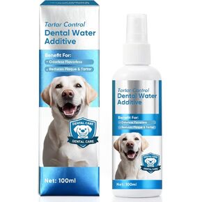 ITECFREELY Dental Plus, Advanced Dental Water Additive, Odorless & Flavorless Formula to Fight Tartar & Plaque, Promote Healthy Gums and Freshen Breath, Easy Daily Use for Dogs & Cats in Kuwait
