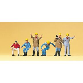 Crane Operators (6) HO Scale Preiser Models in Kuwait