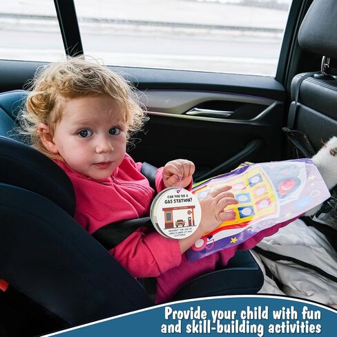 Colarr Children's Toddler Scavenger Hunt Cards Car Activities for Kids Road Trip Toys Car Ride Activities Educational Travel Games for Toddlers in Saudi Arabia