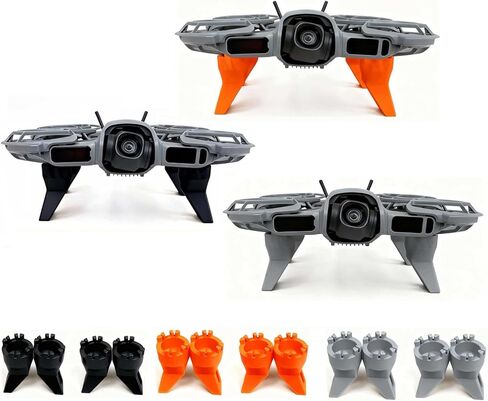 Landing Gear for DJI Neo 2, Height-Increasing Extension Legs Bracket Stand Anti-Collision Protection Kit, Solid Protection for Neo 2 Drone Grey in Saudi Arabia