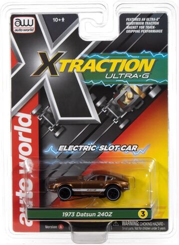 SC412-3B Auto World Xtraction 1973 Datsun 240z (بني) سيارة فتحة مقياس HO in Kuwait