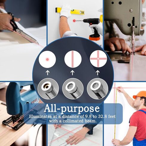 XQASIEO 3-in-1 USB Magnetic Positioning Quilting Light for Sewing Machine Laser Seam Guide, Adjustable Red Point Straight Cross Precision Stitch Line Light Tool in Saudi Arabia