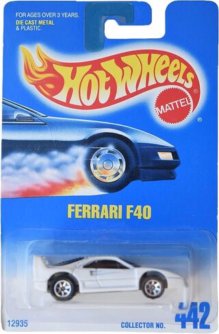 العجلات الساخنة فيراري F40، [أبيض] #442 7 تكلم in Kuwait