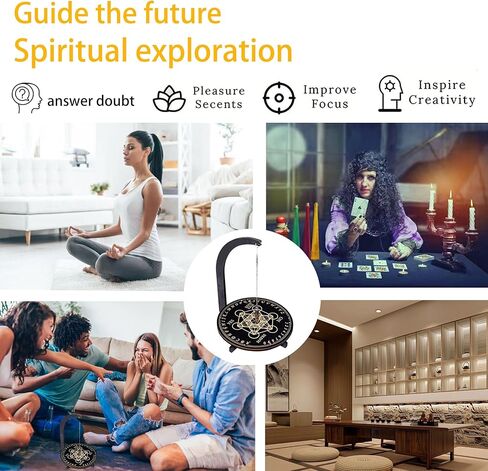 حامل البندول الغامض والهابط المغناطيسي (إجمالي 4 أنماط) - أداة اتخاذ القرار الروحية المغناطيسية 24 × 8.5 × 7 (حامل الإمساك بالنجوم الهندسي) in Kuwait