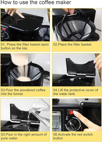 محطة الإفطار، فرن محمصة 3 في 1 وصانع القهوة، صانع إفطار متعدد الاستخدامات بسعة كبيرة مع درجة حرارة قابلة للتعديل من 100 درجة مئوية إلى 230 درجة مئوية ومؤقت 60 دقيقة، لمطبخ الشقق in Kuwait