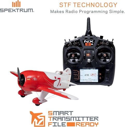 E-flite RC Airplane Gee Bee R-2 1.0m BNF Basic (جهاز الإرسال والبطارية والشاحن غير متضمن) مع AS3X+ واختيار آمن، EFL020550 in Kuwait