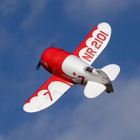 E-flite RC Airplane Gee Bee R-2 1.0m BNF Basic (جهاز الإرسال والبطارية والشاحن غير متضمن) مع AS3X+ واختيار آمن، EFL020550 in Kuwait