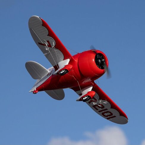 E-flite RC Airplane Gee Bee R-2 1.0m BNF Basic (جهاز الإرسال والبطارية والشاحن غير متضمن) مع AS3X+ واختيار آمن، EFL020550 in Kuwait