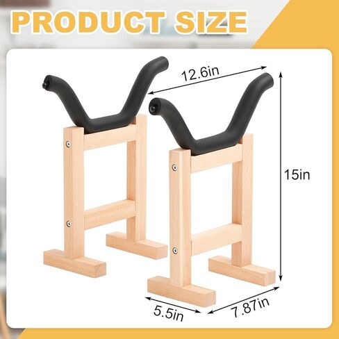 حامل طائرة Blulu RC مصنوع من الخشب قابل للتعديل 2 حامل طائرة RC لنماذج الطائرات لعرض صيانة الطائرات وإصلاحها وإكسسوارات طاولة العمل in Kuwait