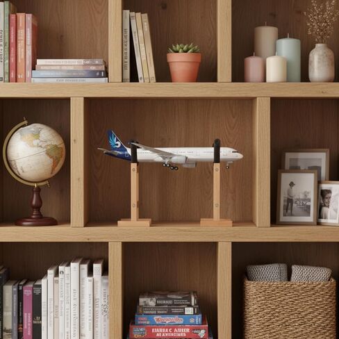 حامل طائرة Blulu RC مصنوع من الخشب قابل للتعديل 2 حامل طائرة RC لنماذج الطائرات لعرض صيانة الطائرات وإصلاحها وإكسسوارات طاولة العمل in Kuwait