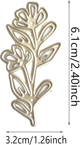 1Set Flower Metal Cutting Dies Photo Album Decoration Accessories DIY Crafts for Journal Diary Decoration Supplies Cutting Dies for Card Making, Die-Cutting and Embossing, Scrapbooking Die-Cuts in Saudi Arabia