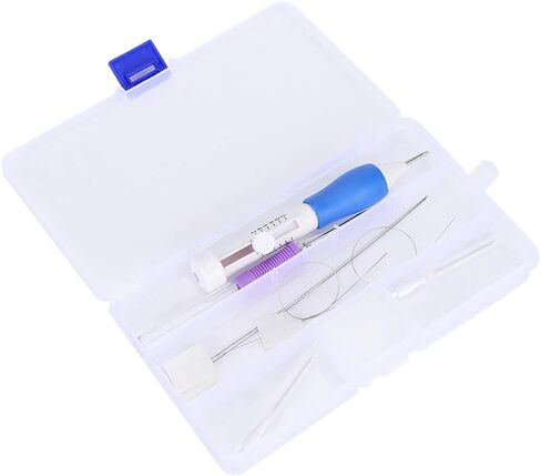 Punch Needle Set, Embroidery Stitching Craft Tool with Handle, Sewing Threading Device for Clothes, Pillows, Carpets in Saudi Arabia