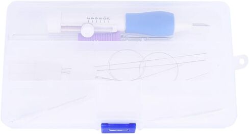 Punch Needle Set, Embroidery Stitching Craft Tool with Handle, Sewing Threading Device for Clothes, Pillows, Carpets in Saudi Arabia