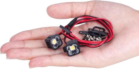 أضواء سيارة RC أضواء LED بمقياس 1/10 ملحقات الزاحف RC لمحور SCX10 90046 TRX4 TRX6 Wraith RR10 MST Redcat Gen8 ترقيات in Kuwait