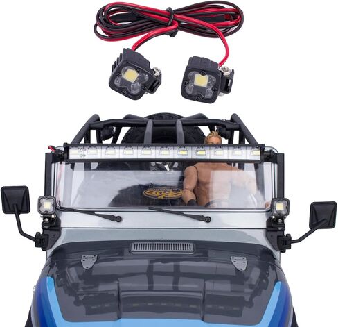 أضواء سيارة RC أضواء LED بمقياس 1/10 ملحقات الزاحف RC لمحور SCX10 90046 TRX4 TRX6 Wraith RR10 MST Redcat Gen8 ترقيات in Kuwait