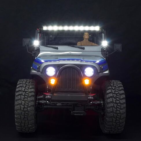 أضواء سيارة RC أضواء LED بمقياس 1/10 ملحقات الزاحف RC لمحور SCX10 90046 TRX4 TRX6 Wraith RR10 MST Redcat Gen8 ترقيات in Kuwait