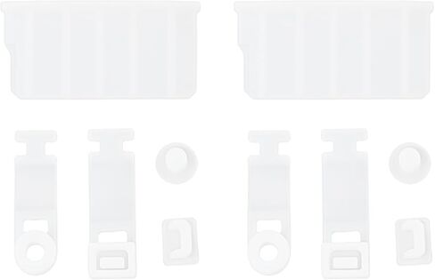 2 Sets Game Console Card Slot Silicone Plug Compatible with New 3DS 3DSLL XL 3DS 2DS Black in Saudi Arabia