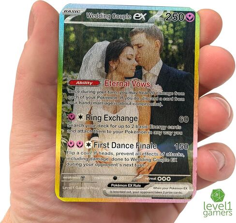 بطاقة Pocket Monster EX المعدنية المخصصة - بطاقة تداول مخصصة - هدية قابلة للتحصيل لمحبي TCG in Kuwait
