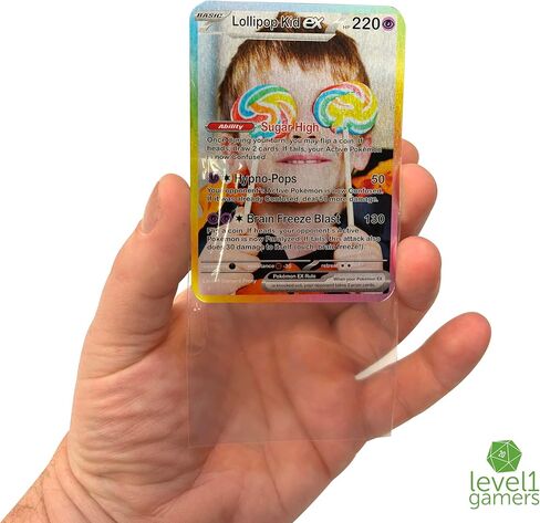 بطاقة Pocket Monster EX المعدنية المخصصة - بطاقة تداول مخصصة - هدية قابلة للتحصيل لمحبي TCG in Kuwait