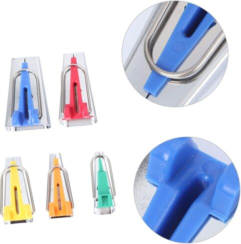 OHPHCALL 5pcs Sewing Machine Binding Tape Maker Set Bias Tape Makers for Quilting Sewing in Saudi Arabia