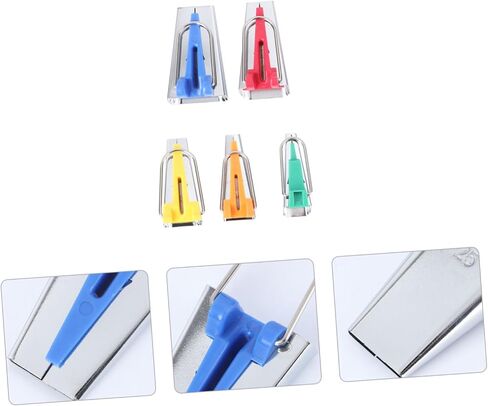 OHPHCALL 5pcs Sewing Machine Binding Tape Maker Set Bias Tape Makers for Quilting Sewing in Saudi Arabia