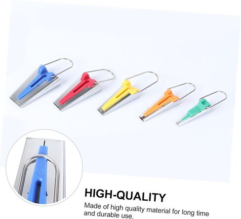 OHPHCALL 5pcs Sewing Machine Binding Tape Maker Set Bias Tape Makers for Quilting Sewing in Saudi Arabia
