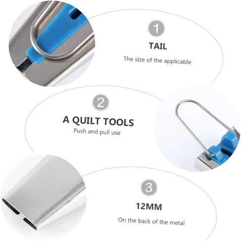 COHEALI Bias Tape Maker Kit for Quilting 25mm Blue Fabric Bias Tape Maker Tools for Sewing and Crafting Projects in Saudi Arabia