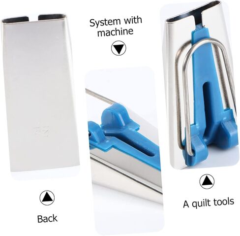 COHEALI Bias Tape Maker Kit for Quilting 25mm Blue Fabric Bias Tape Maker Tools for Sewing and Crafting Projects in Saudi Arabia