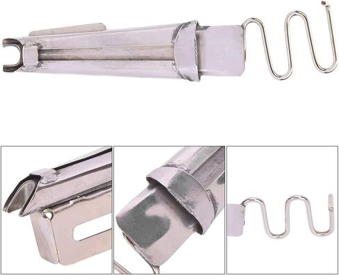 Sewing Right Angle Double Fold Bias Tape Attachment Professional H for Quilting Garment Sewing and More (Entrance 12MM) in Saudi Arabia